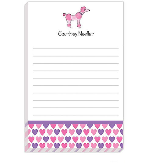 Pink Poodle Notepads